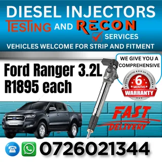 Ford Ranger 3.2L diesel injectors for sale
