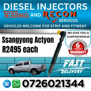 SSangyong Actyon diesel injectors for sale
