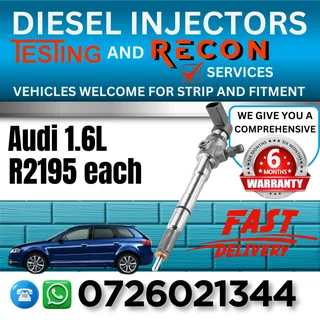 Audi 1.6L diesel injectors for sale