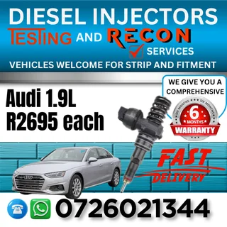 Audi 1.9L diesel injectors for sale