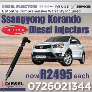 SSangyong Korando diesel injectors for sale