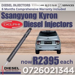 Ssangyong Kyron diesel injectors for sale