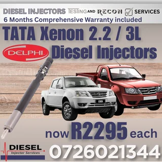 TATA Xenon 2.2 / 3L diesel injectors for sale