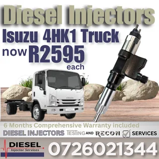 Isuzu 4HK1 diesel injectors for sale