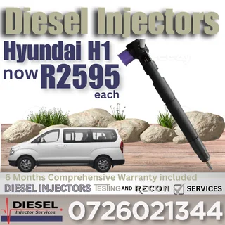 Hyundai H1 diesel injectors for sale