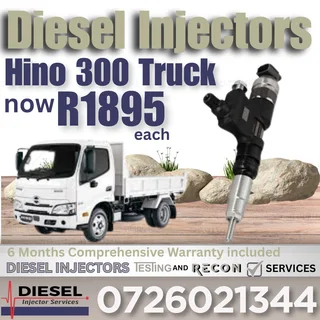 Hino 300 Truck diesel injectors for sale