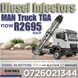 MAN Truck TGA diesel injectors for sale