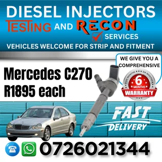 Mercedes C270 diesel injectors for sale