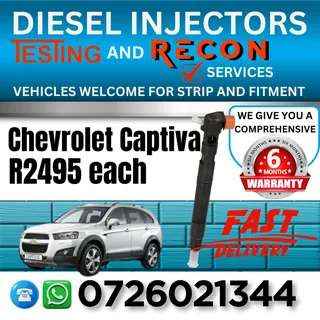 Chevrolet Captiva diesel injectors for sale