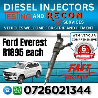 Ford Everest diesel injectors for sale