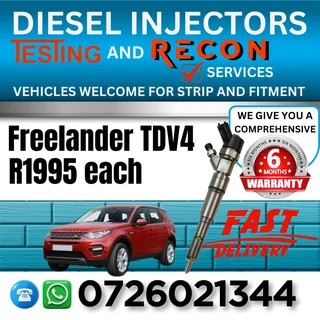 Freelander TDV4 diesel injectors for sale
