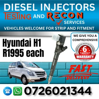 Hyundai H1 diesel injectors for sale