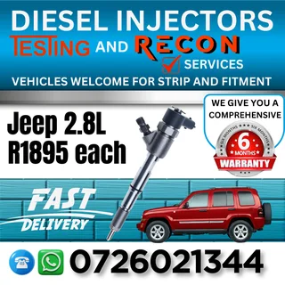 Jeep 2.8L diesel injectors for sale
