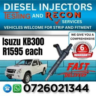 Isuzu KB300 diesel injectors for sale