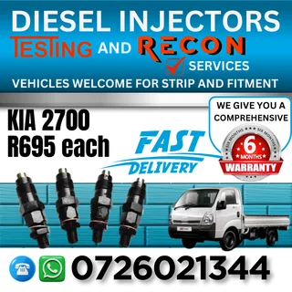 Kia 2700 diesel injectors for sale