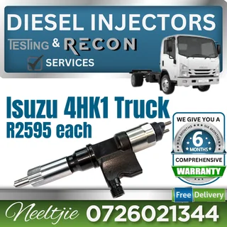 Isuzu 4HK1 diesel injectors for sale