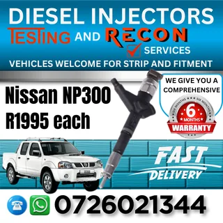 Nissan NP300 diesel injectors for sale