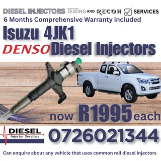Isuzu 4JK1 diesel injectors for sale