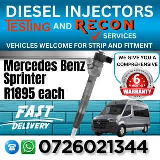 Mercedes Benz Sprinter diesel injectors for sale