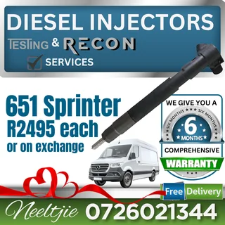 651 Sprinter diesel injectors for sale