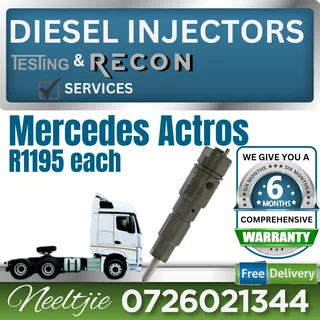 Mercedes Actros diesel injectors for sale