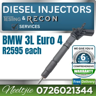 BMW 3L Euro 4 diesel injectors for sale
