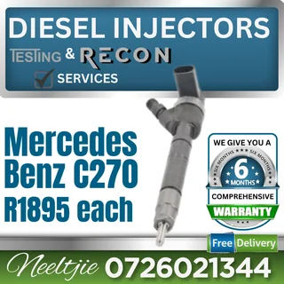 Mercedes Benz C270 diesel injectors for sale