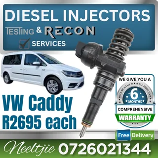 VW Caddy diesel injectors for sale