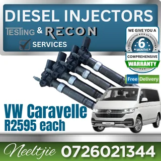 VW Caravelle diesel injectors for sale