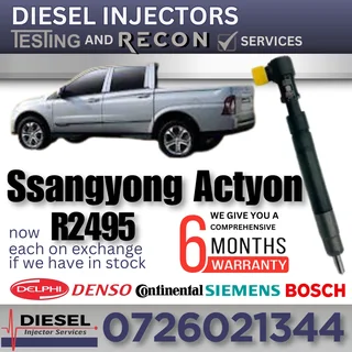 Ssangyong Actyon diesel injectors for sale
