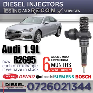 Audi 1.9L diesel injectors for sale