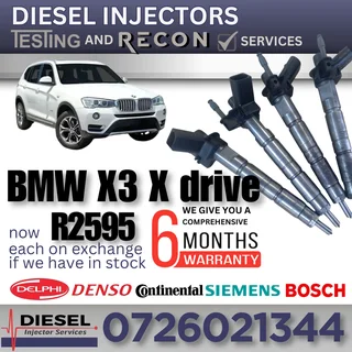BMW X3 x-drive diesel injectors for sale