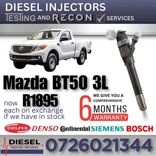 Mazda BT50 3L diesel injectors for sale