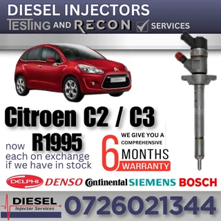 Citroen C2 / C3 diesel injectors for sale