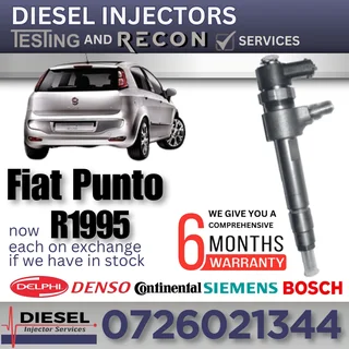 Fiat Punto diesel injectors for sale