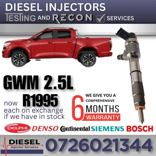 GWM 2.5L diesel injectors for sale