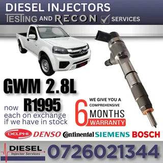 GWM 2.8L diesel injectors for sale