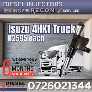 Isuzu 4HK1 diesel injectors for sale