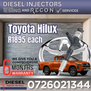 Toyota Hilux diesel injectors for sale