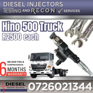 Hino 500 Truck diesel injectors for sale