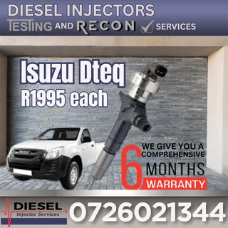 Isuzu Dteq diesel injectors for sale