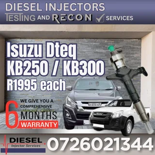 Isuzu KB250 / KB300 diesel injectors for sale