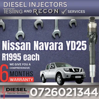 Nissan Navara YD25 diesel injectors for sale