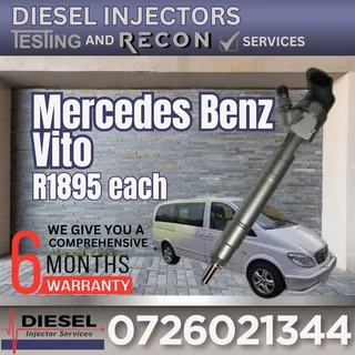 Mercedes Vito diesel injectors for sale