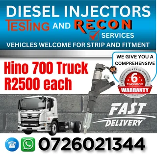 Hino 700 Truck diesel injectors for sale