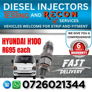Hyundai H100 diesel injectors for sale