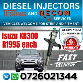 Isuzu KB300 diesel injectors for sale