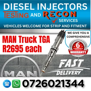 MAN Truck TGA diesel injectors for sale