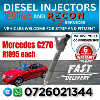 Mercedes C270 diesel injectors for sale