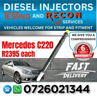 Mercedes C220 diesel injectors for sale